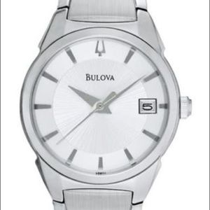 BULOVA WOMEN’S SILVER DIAL STAINLESS STEEL WATCH